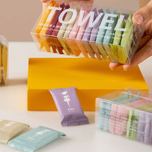 Load image into Gallery viewer, Disposable Non-woven Face Towel Towel Compressed Portable Travel Water Wet Wipe Outdoor Moistened Tissues Candy Towels