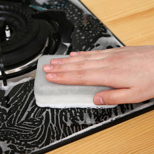 Load image into Gallery viewer, 5/10Pcs Double-sided Dishwashing Cleaning Sponge Kitchen Nano Emery Clean Rub Pot Rust Focal Stains Sponge Removing Kit