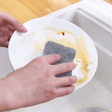 Load image into Gallery viewer, 5/10Pcs Double-sided Dishwashing Cleaning Sponge Kitchen Nano Emery Clean Rub Pot Rust Focal Stains Sponge Removing Kit
