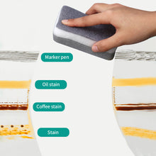 Load image into Gallery viewer, 5/10Pcs Double-sided Dishwashing Cleaning Sponge Kitchen Nano Emery Clean Rub Pot Rust Focal Stains Sponge Removing Kit