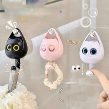 Load image into Gallery viewer, Creative Cute Wink Cat Punch-free Wall Hanging Hook Household Storage Rack Wall Decoration For Clothes Hat Scarf Key