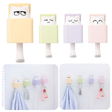 Load image into Gallery viewer, Cartoon Cat Hook Self Adhesive Dormitory Bedroom Door Hangers Hooks Key Towel Cap Storage Rack Wall Decoration