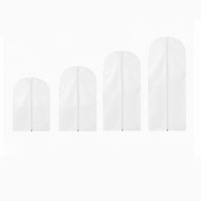 Load image into Gallery viewer, Dustproof Garment Covers Bags with Zip Reusable Clothes Storage Bag Waterproof Hanging Clothes Cover Clear Garment Bag