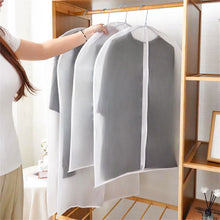 Load image into Gallery viewer, Dustproof Garment Covers Bags with Zip Reusable Clothes Storage Bag Waterproof Hanging Clothes Cover Clear Garment Bag