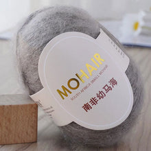 Load image into Gallery viewer, 25g/Roll Mohair Yarn Extra Soft Warm Baby Wool Crochet Yarn for Hand Knitting Sweater Shawl Scarf DIY Material Supplies