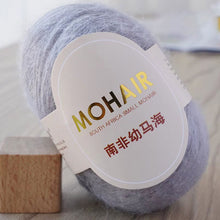 Load image into Gallery viewer, 25g/Roll Mohair Yarn Extra Soft Warm Baby Wool Crochet Yarn for Hand Knitting Sweater Shawl Scarf DIY Material Supplies