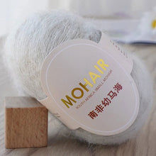 Load image into Gallery viewer, 25g/Roll Mohair Yarn Extra Soft Warm Baby Wool Crochet Yarn for Hand Knitting Sweater Shawl Scarf DIY Material Supplies