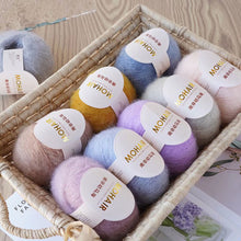 Load image into Gallery viewer, 25g/Roll Mohair Yarn Extra Soft Warm Baby Wool Crochet Yarn for Hand Knitting Sweater Shawl Scarf DIY Material Supplies