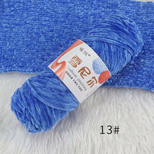 Load image into Gallery viewer, 100g/Roll Polyester Velvet Yarn Hand-Knitting Thread Soft Warm DIY Cotton Threads Plush Yarn Soft Chenille Yarn
