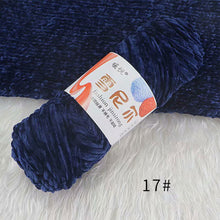 Load image into Gallery viewer, 100g/Roll Polyester Velvet Yarn Hand-Knitting Thread Soft Warm DIY Cotton Threads Plush Yarn Soft Chenille Yarn