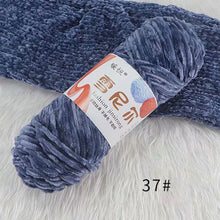 Load image into Gallery viewer, 100g/Roll Polyester Velvet Yarn Hand-Knitting Thread Soft Warm DIY Cotton Threads Plush Yarn Soft Chenille Yarn