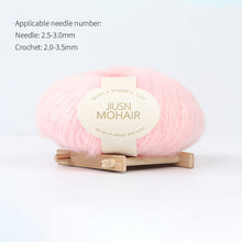 Load image into Gallery viewer, 25g/Roll Mohair Yarn Extra Soft Warm Baby Wool Crochet Yarn for Hand Knitting Sweater Shawl Scarf DIY Material Supplies