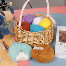 Load image into Gallery viewer, 25g/Roll Mohair Yarn Extra Soft Warm Baby Wool Crochet Yarn for Hand Knitting Sweater Shawl Scarf DIY Material Supplies
