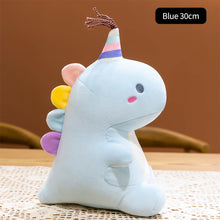 Load image into Gallery viewer, 30cm/40cm Cute Dinosaur Plush Toy Pillow Stuffed Plush Doll Animal Pillow Birthday Christmas Gift for Kids Children