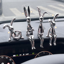 Load image into Gallery viewer, Car Interior Center Console Decoration Cartoon Rabbit Personality Ornament Decor for Room Dining Table Decoration Desk