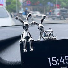 Load image into Gallery viewer, Car Interior Center Console Decoration Cartoon Rabbit Personality Ornament Decor for Room Dining Table Decoration Desk