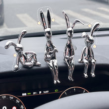 Load image into Gallery viewer, Car Interior Center Console Decoration Cartoon Rabbit Personality Ornament Decor for Room Dining Table Decoration Desk