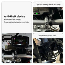 Load image into Gallery viewer, 5Inch Motorcycle Portable GPS Navigation Built-in Carplay/Android Auto Display Wireless GPS Screen Apple Waterproof IPX7