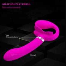 Load image into Gallery viewer, Strapless Strap-on Dildo Vibrators for Women Double-heads Vibrating Penis Lesbian Erotic Toys for Adult Sex Toys for Couples