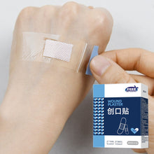 Load image into Gallery viewer, 50PCS/120PCS Waterproof Adhesive Wound Plaster Transparent Invisible Hemostatic Anti-Wear Foot Scarring Anti-Bacterial Patch Home Travel First-Aid Appliance