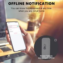 Load image into Gallery viewer, WIFI Smart Temperature And Humidity Sensor Indoor Environment Detector Battery Powered App Monitoring For Alexa Google Home Voice