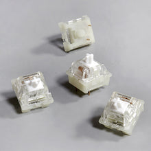 Load image into Gallery viewer, Kang White V3 Mechanical Keyboard Shaft Linear Switch 3 Pin Hot Swap Key Switch Hand Lubricated Version