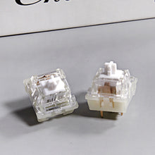 Load image into Gallery viewer, Kang White V3 Mechanical Keyboard Shaft Linear Switch 3 Pin Hot Swap Key Switch Hand Lubricated Version