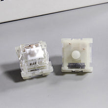 Load image into Gallery viewer, Kang White V3 Mechanical Keyboard Shaft Linear Switch 3 Pin Hot Swap Key Switch Hand Lubricated Version