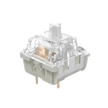 Load image into Gallery viewer, Kang White V3 Mechanical Keyboard Shaft Linear Switch 3 Pin Hot Swap Key Switch Hand Lubricated Version