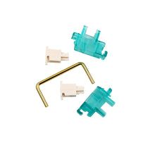 Load image into Gallery viewer, Steel Plates Satellite Axis Transparent Plate Mounted Stabilizer Gold-Plated Wire Mechanical Keyboard Accessories 2U/6.25U