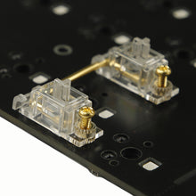 Load image into Gallery viewer, Steel Plates Satellite Axis Transparent Plate Mounted Stabilizer Gold-Plated Wire Mechanical Keyboard Accessories 2U/6.25U