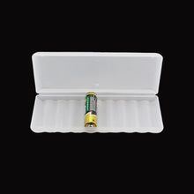 Load image into Gallery viewer, 1PC 10-Slot Transparent PP Plastic Battery Storage Box For AAA/AA Battery Portable Lithium Battery Waterproof Protection Box