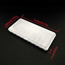 Load image into Gallery viewer, 1PC 10-Slot Transparent PP Plastic Battery Storage Box For AAA/AA Battery Portable Lithium Battery Waterproof Protection Box