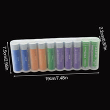 Load image into Gallery viewer, 1PC 10-Slot Transparent PP Plastic Battery Storage Box For 18650 Battery Portable Lithium Battery Waterproof Protection Box