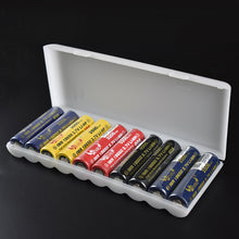 Load image into Gallery viewer, 1PC 10-Slot Transparent PP Plastic Battery Storage Box For 18650 Battery Portable Lithium Battery Waterproof Protection Box