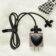 Load image into Gallery viewer, Charger Protection 4-Piece Set Love Angel Wing Pattern Data Cable Soft Silicone Cover For Apple 18W/20W/30W Original Charging Head And Data Cable