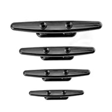Load image into Gallery viewer, 4"/5"/6"/8" Nylon Plastic Polished 2 Hole Hardware Low Flat Cleat Boat Cleats For Marine Boat Deck Rope Tie Yacht Accessories