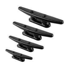 Load image into Gallery viewer, 4"/5"/6"/8" Nylon Plastic Polished 2 Hole Hardware Low Flat Cleat Boat Cleats For Marine Boat Deck Rope Tie Yacht Accessories