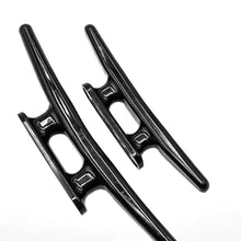 Load image into Gallery viewer, 4"/5"/6"/8" Nylon Plastic Polished 2 Hole Hardware Low Flat Cleat Boat Cleats For Marine Boat Deck Rope Tie Yacht Accessories