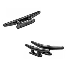 Load image into Gallery viewer, 4"/5"/6"/8" Nylon Plastic Polished 2 Hole Hardware Low Flat Cleat Boat Cleats For Marine Boat Deck Rope Tie Yacht Accessories