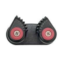 Load image into Gallery viewer, 2 Row Ball Bearing Cam Clamp Cleat Pilates Equipment Pulley Rope Clamp Marine Boat Fast Entry Rope Wire Fairlead Sailing Sailboat