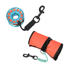 Load image into Gallery viewer, 1PC 316 Stainless Steel Diving BCD Equipped Underwater Luminous Safety Rope Buckle Hand-Woven Single-Head Hook Anti-Lost Rope