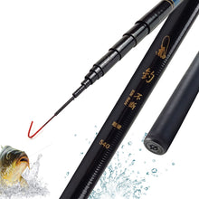 Load image into Gallery viewer, 1PC Super Hard Frp Fishing Rod Multi-Section Retractable Super Light Fishing Rod Portable Freshwater Carp Fishing Gear