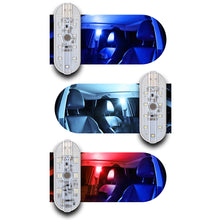 Load image into Gallery viewer, USB 6LED Colorful Car Touch Roof Ceiling Lights Indoor Interior Atmosphere Lighting Lamp Night Light Hand Reading Light Lamp