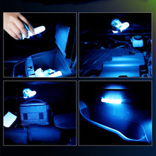 Load image into Gallery viewer, USB 6LED Colorful Car Touch Roof Ceiling Lights Indoor Interior Atmosphere Lighting Lamp Night Light Hand Reading Light Lamp