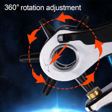 Load image into Gallery viewer, 1Pc Punching Pliers High Carbon Steel Anti Slip Handle Leather Punch Labor-Saving Multifunctional Hand Tools