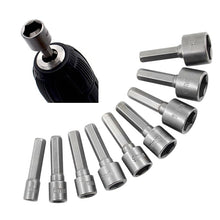 Load image into Gallery viewer, 9/14Pcs Powerful Socket Inner Hexagonal Wrench Hexagonal Handle Screwdriver Socket Extension Rod Pneumatic Screwdriver Insert Tool Set