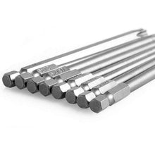Load image into Gallery viewer, 12pcs 50mm 1/4" Hex Shank Hole Security Torx Bits Magnetic Screwdriver Set Drill Bit Screw Driver Bits Hex Torx Flat Head Hand Tools