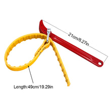 Load image into Gallery viewer, 1Pc Belt Wrench Oil Filter Puller Strap Spanner Chain Wrench Strap Opener Adjustable Strap Opener Cartridge Disassembly Tool