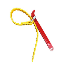 Load image into Gallery viewer, 1Pc Belt Wrench Oil Filter Puller Strap Spanner Chain Wrench Strap Opener Adjustable Strap Opener Cartridge Disassembly Tool